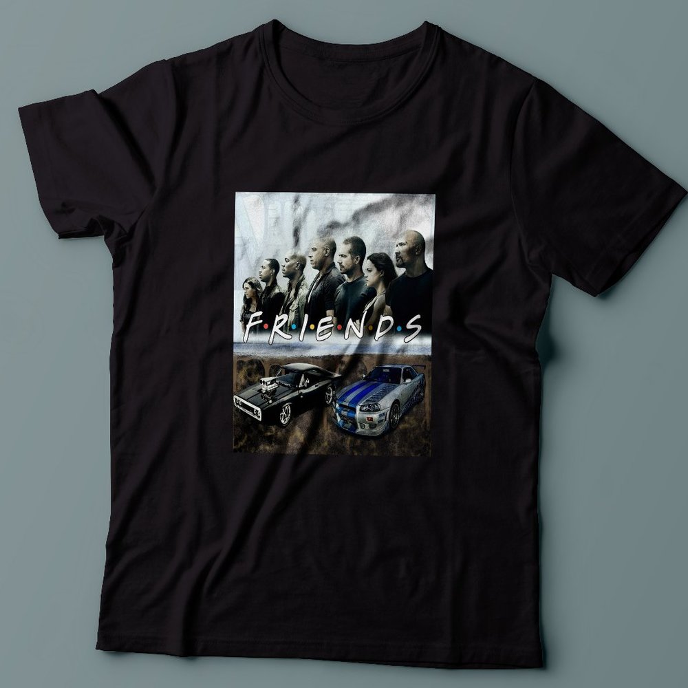 Fast & Furious T Shirt 25 years of "Friends" Street Racing Tee Shirt dad gift! X